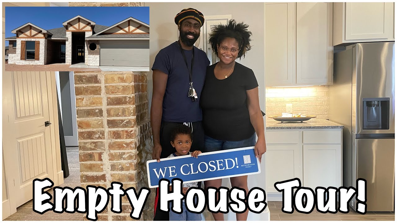 EMPTY HOUSE TOUR / 2022 NEW CONSTRUCTION HOME / FIRST TIME HOME BUYERS / WE BOUGHT A HOUSE! 🏡