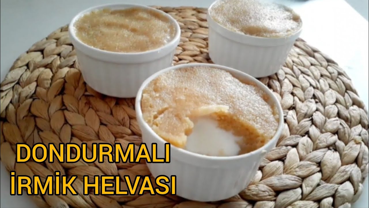 Dondurmalı İrmik Helvası #irmikhelvası #helva #tatlı #yummy #kolaytatlı #reçine #helvatarifi 