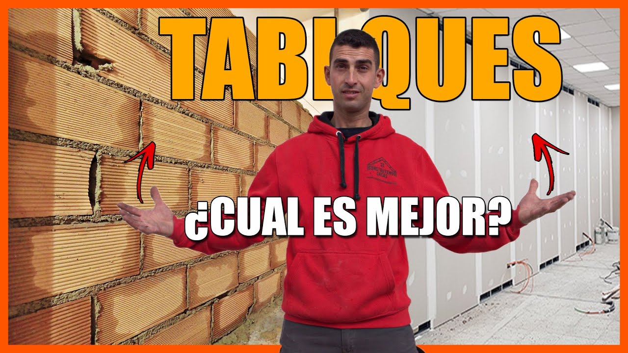🔶Tabique YESO LAMINADO (pladur) o LADRILLO 🔶 ¿CUAL ES MEJOR?