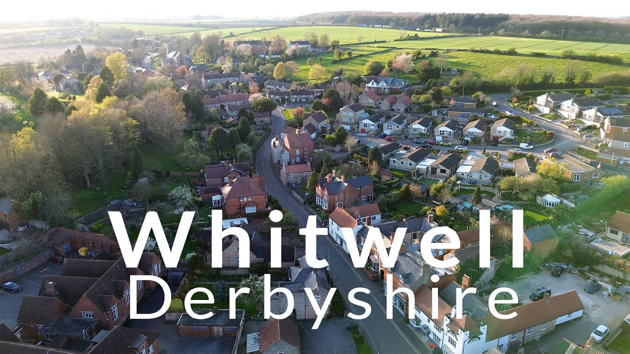 Whitwell in Spring 2023 - English Countryside Village - Ariel Footage