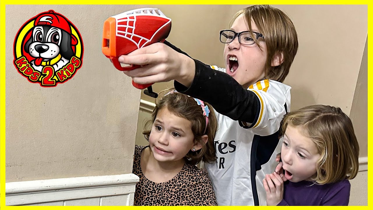 OUR FAMILY PLAYS Our Favorite Games & Challenges COMPILATION (Hide & Seek NERF Tag, Carnival & More)