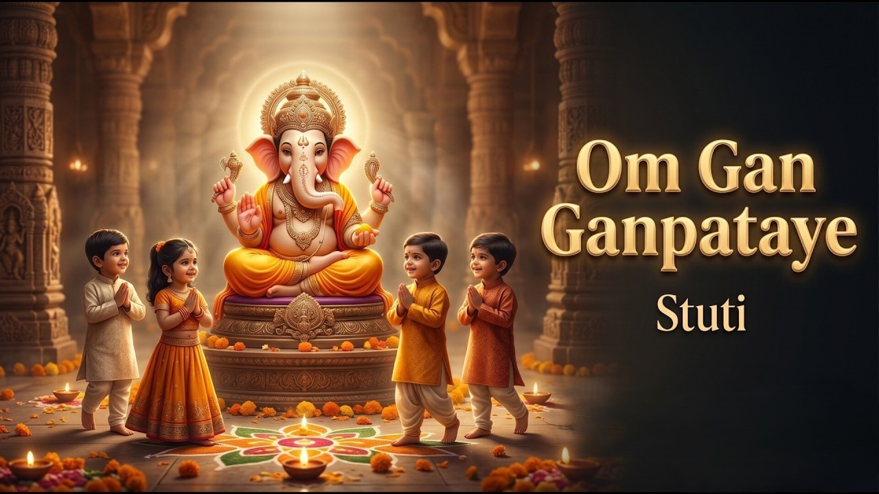 #Ganesh Mantra 108 Times - Om Gan Ganpataye Namo Namah | गणेश मंत्र - ओम गण गणपते नमो नमः