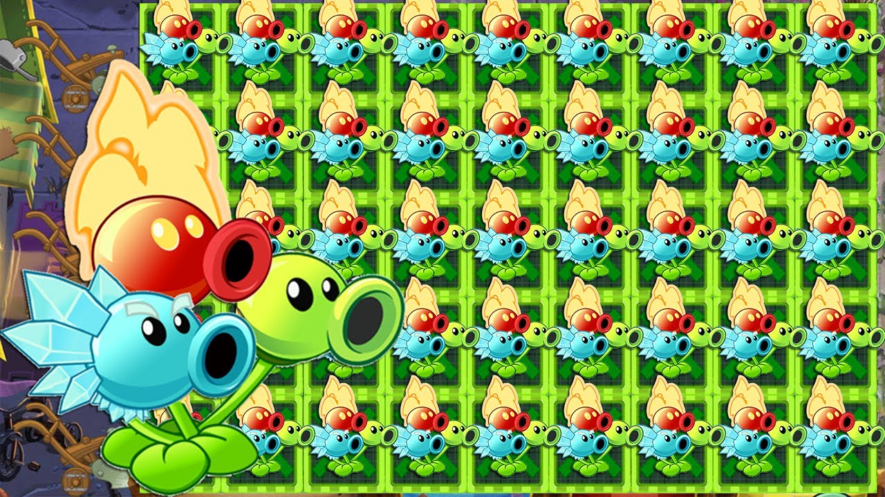 PvZ 2 Best FREE Plant VS All Final Boss - PvZ2 mod Team Plant Green Alpha Power Tile