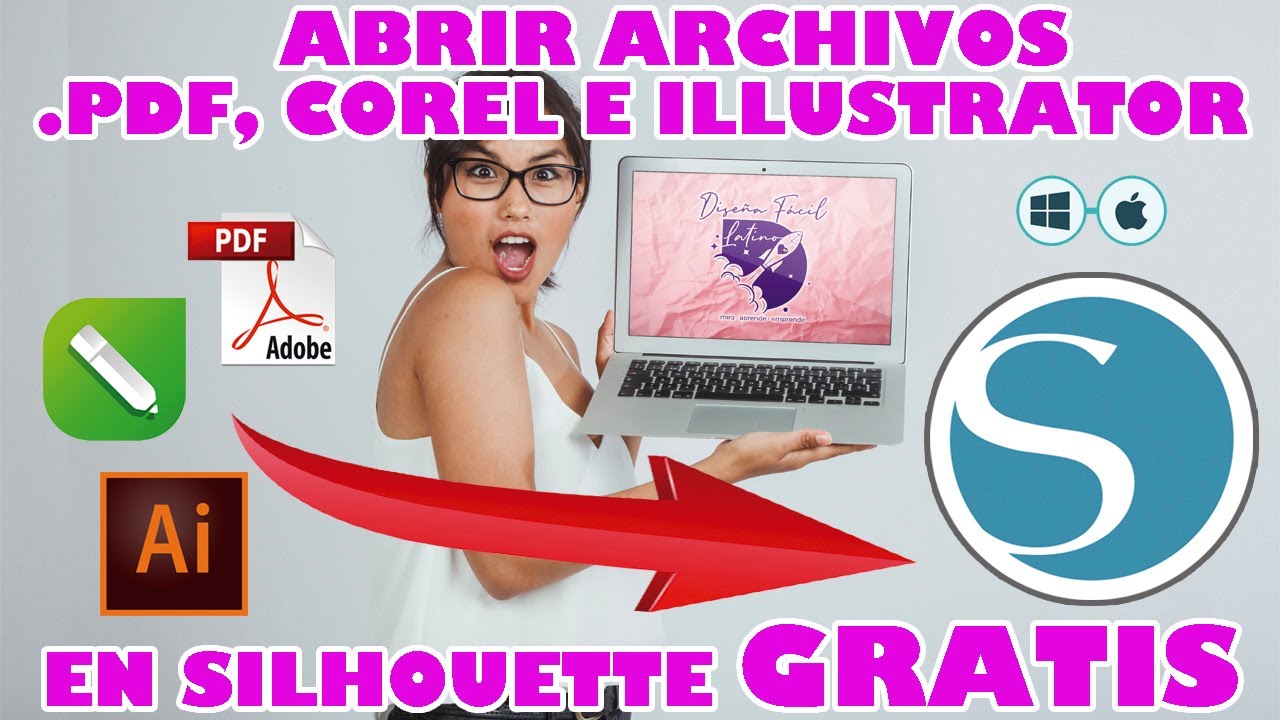 Abrir .Ai .cdr y .pdf en Silhouette Studio GRATIS!