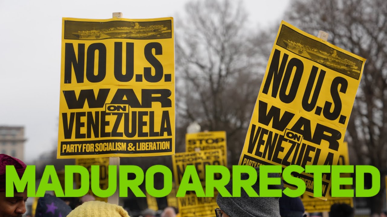 DC reacts to the arrest of Nicolas Maduro.