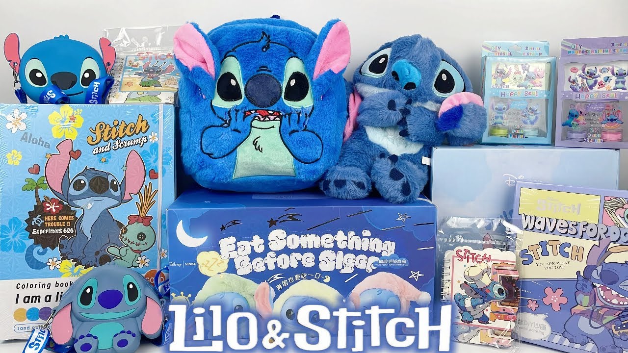 11 Minutes Unboxing and Review of Disney Stitch Toys Collection no  music | ASMR