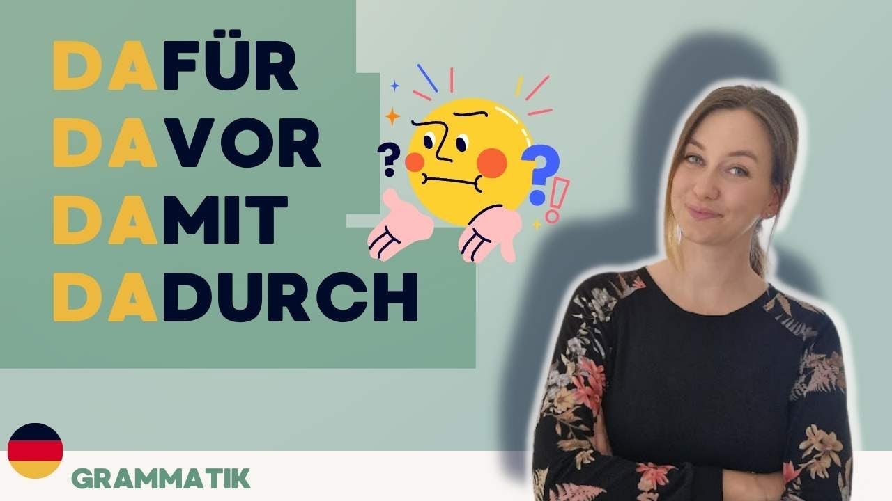 damit, dadurch, daran, darum? | Pronominaladverbien einfach erklärt 🙏 | Grammatik