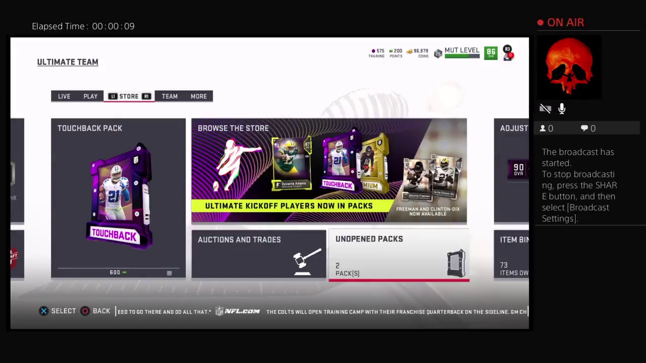 MUT 19 Ultimate Kickoff Elite & Flashback Pack Opening HONEYBADGER!!