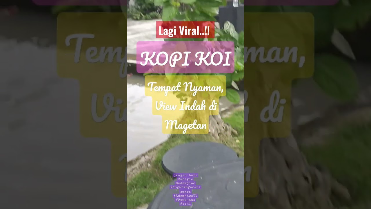 LAGI VIRAL! KOPI KOI, Tempat Nyaman,view indah  di Magetan #viral #kopikoi #magetan #kiademjiwo #api