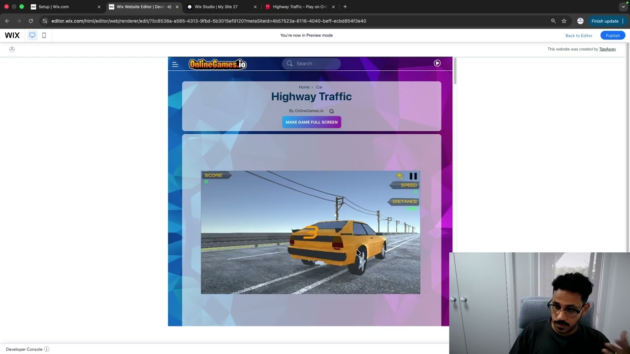 Как изменить URL элемента iframe с помощью кода в Wix