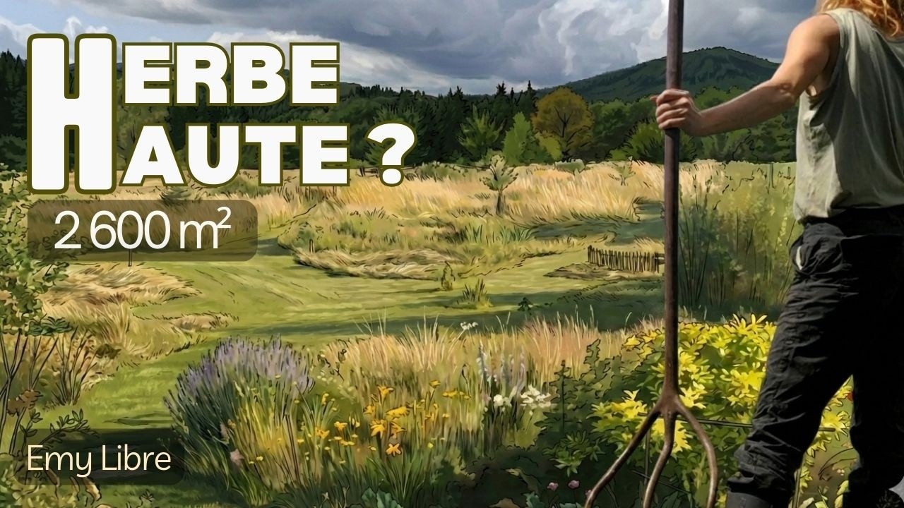 TONTE DIFFÉRENCIÉE : Comment je gère les HERBES HAUTES au JARDIN (2600m²)