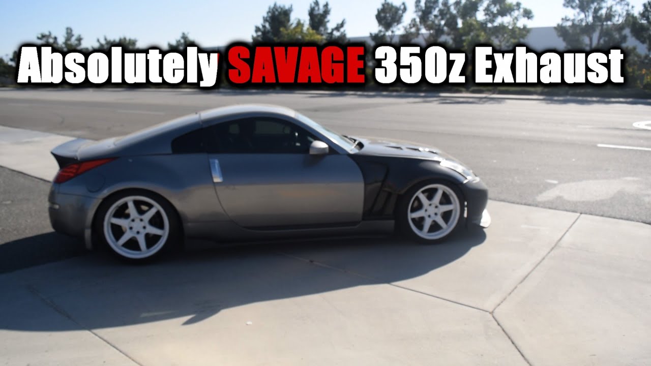 INSANELY LOUD 350z Tomei Exhaust + Testpipes
