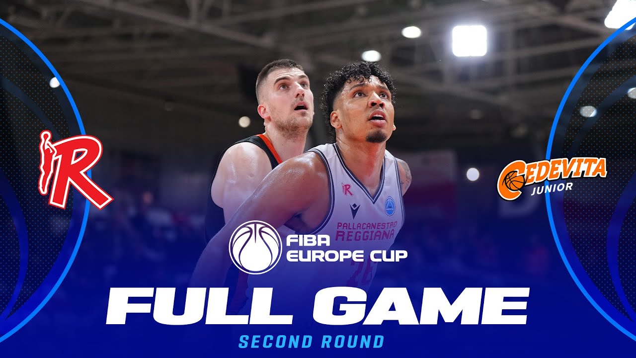 LIVE - Pallacanestro Reggiana v Cedevita Junior | FIBA Europe Cup 2025-26 | Second Round