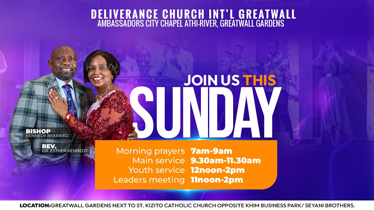 ENERGETIC  SUNDAY SERVICE  || 8TH.MARCH.2026 || WITH: BSP. KENNEDY NYARIEKO || DC GREATWALL GARDENS