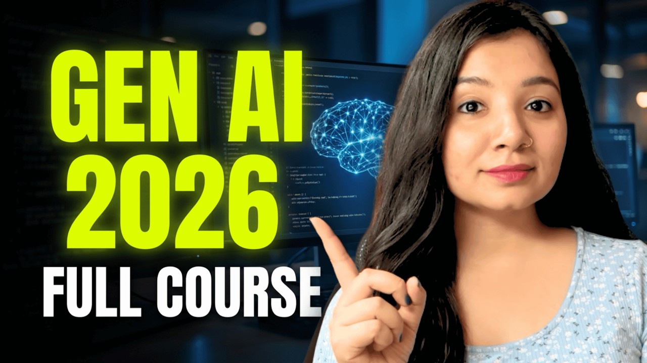 Generative AI Basics Full Course for Beginners (LLMs, RAG, Fine-Tuning, Tokens, Parameters)