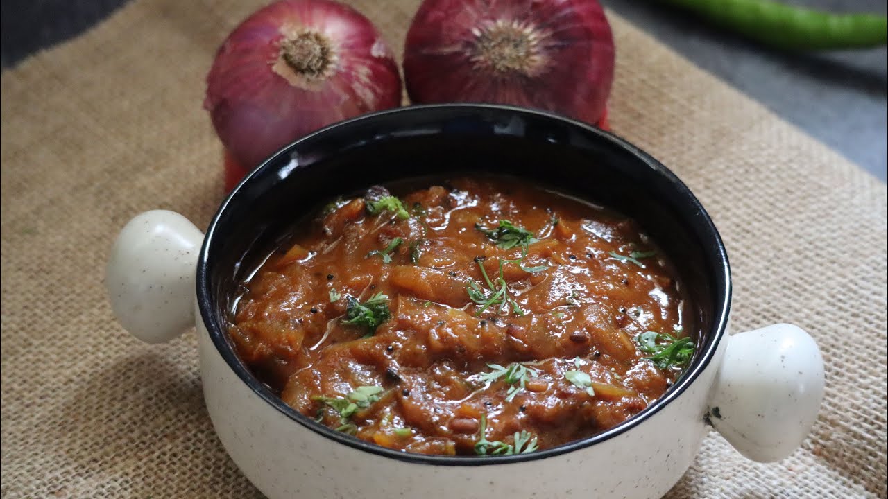Onion Pulusu Recipe | Quick Onion Pulusu Recipe | Easy Recipes | Bachelor Recipes | Ullipaya Pulusu