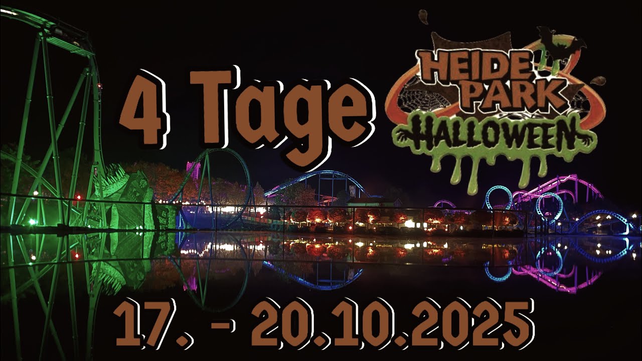 4 Tage Heide Park Halloween! | Vlog #3