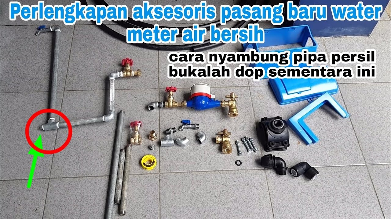 review perlengkapan pasang baru water meter pdam pontianak kota | pdam TIRTA KHATULISTIWA