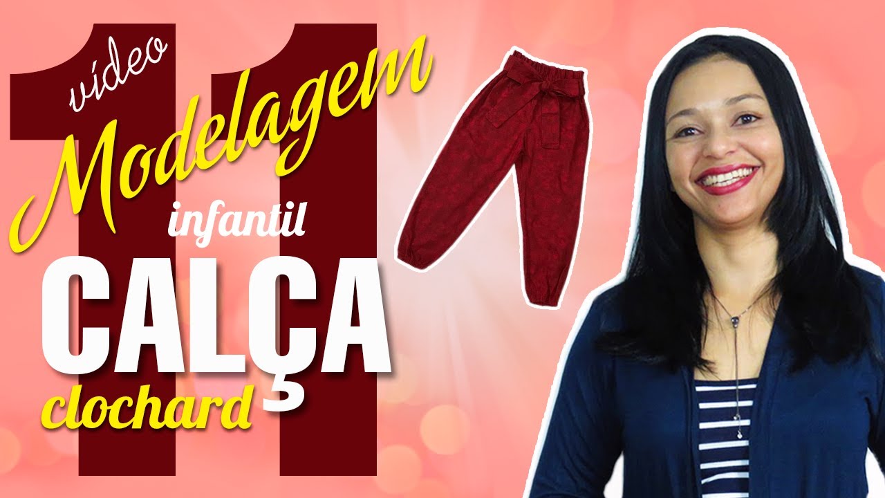 Modelagem: calça clochard infantil - passo a passo da criação da modelagem