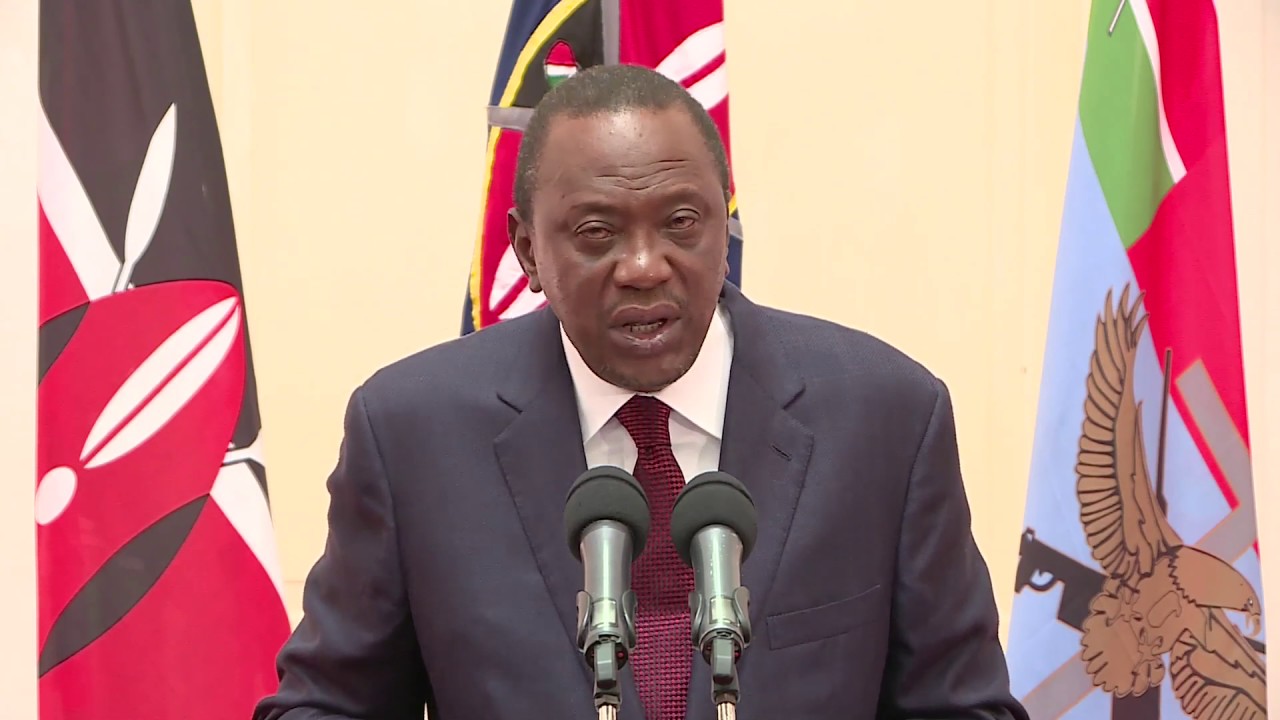 PRESIDENT UHURU KENYATTA'S ADDRESS TO THE NATION AT STATE HOUSE, NAIROBI, 7TH AUGUST 2017.