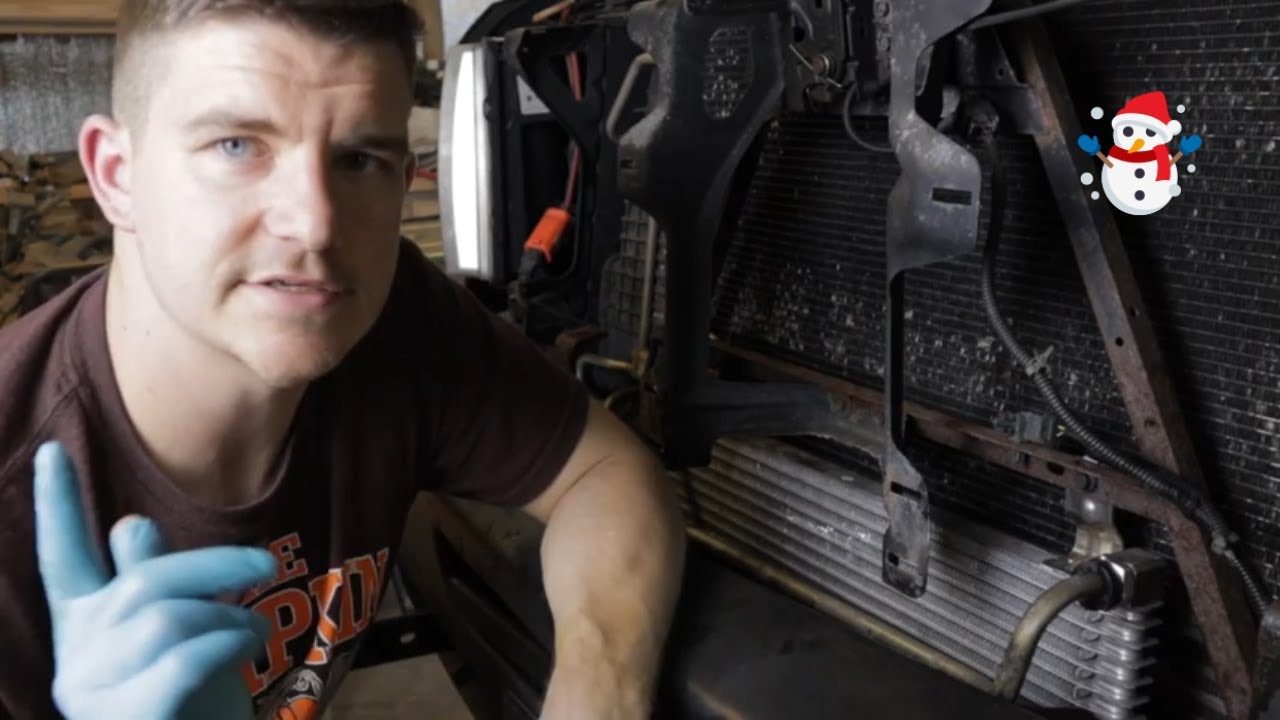 Замена охладителя трансмиссии Duramax