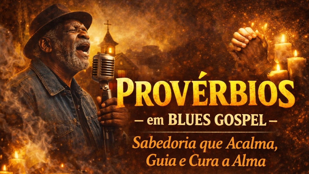 1 HORA de PROVÉRBIOS EM BLUES GOSPEL - Que ensina, confronta, restaura e fortalece a fé