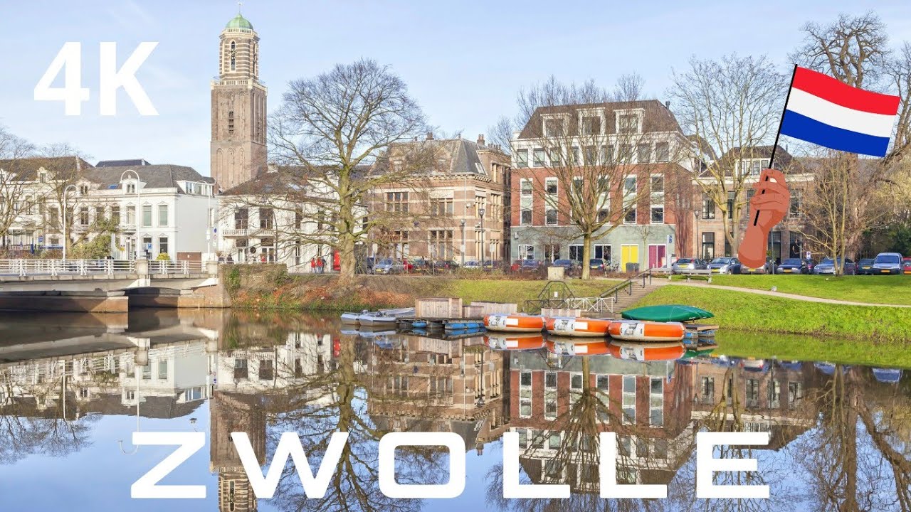 🇳🇱 Zwolle 4K Walking / The Netherlands /  The Heart of Overijssel's Capital