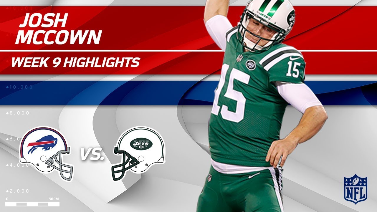 Josh McCown&rsquo;s Big Win w/ 2 TDs vs. Buffalo | Bills vs. Jets | Wk 9 Player Highlights