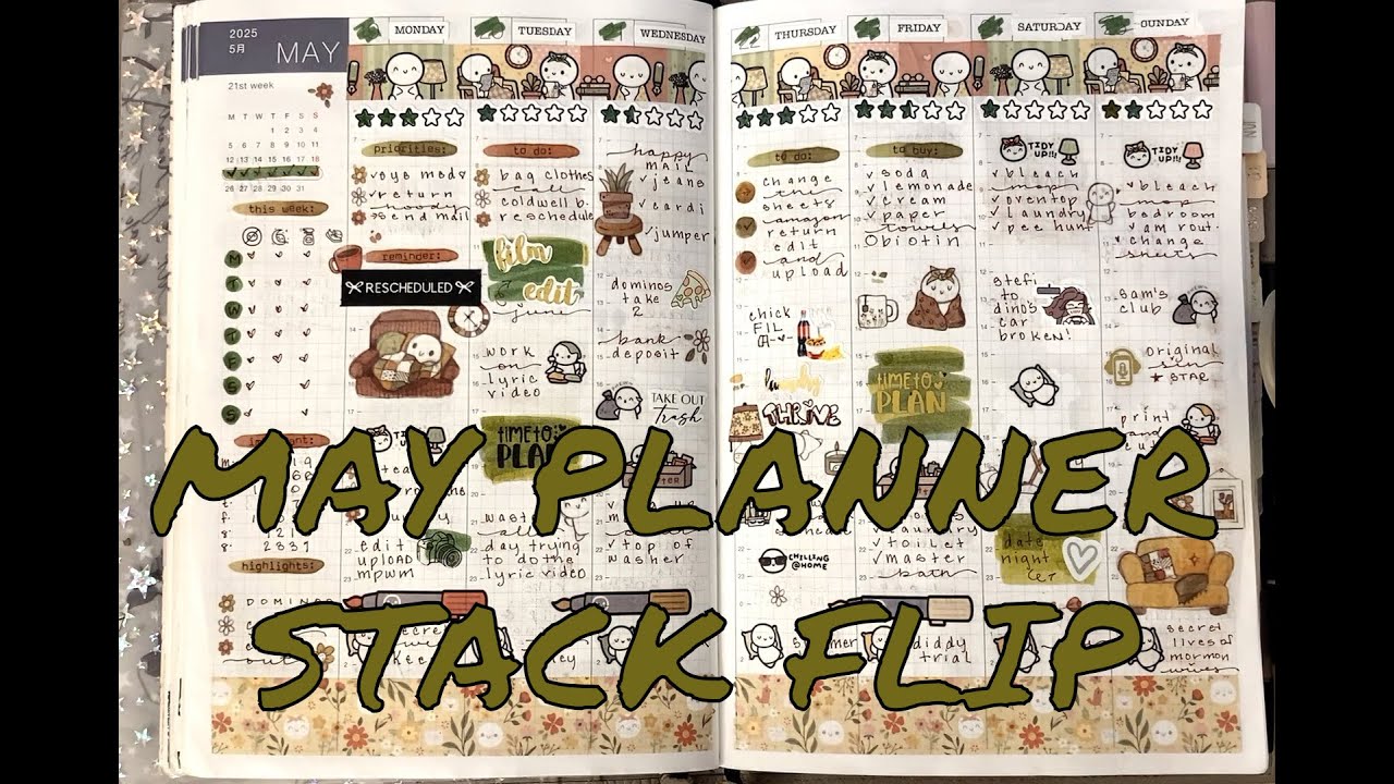 May Planner Stack Flip