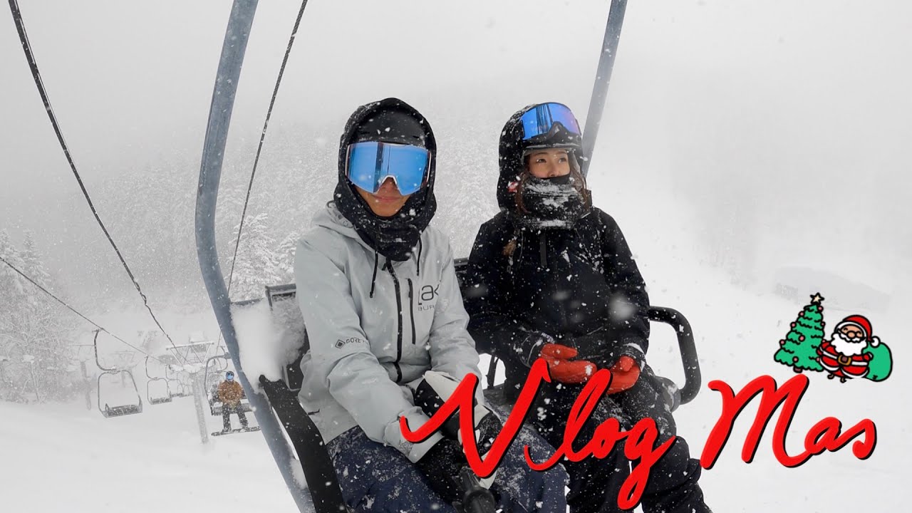 週末下大雪滑好滑滿～順便體驗Hanazono全新纜車🚠超豪華加熱座椅！｜北海道滑雪_VlogMaxEp1 [4K]
