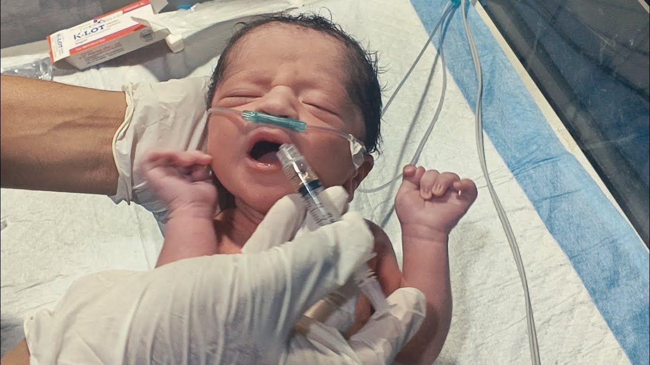 Newborn Baby NICU Admission After C-Section | Vitamin K P/Orally Route