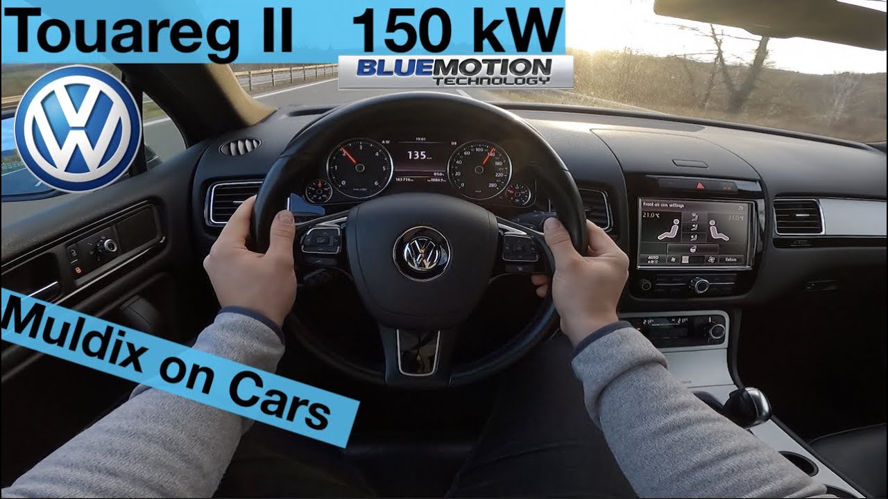 Volkswagen Touareg 3.0 TDI (150 kW) POV Test Drive + Acceleration 0-200 km/h