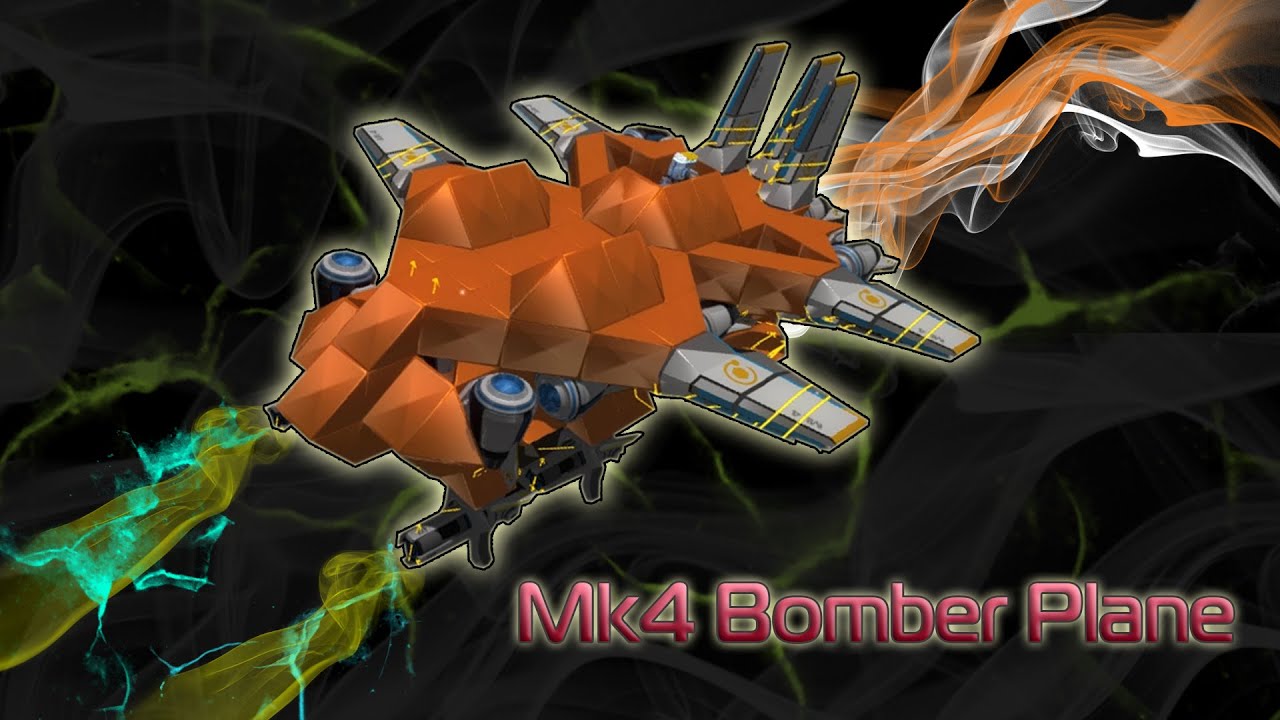 ROBOCRAFT: Small Bomber Plane Mk4 Parts [790 cpu]