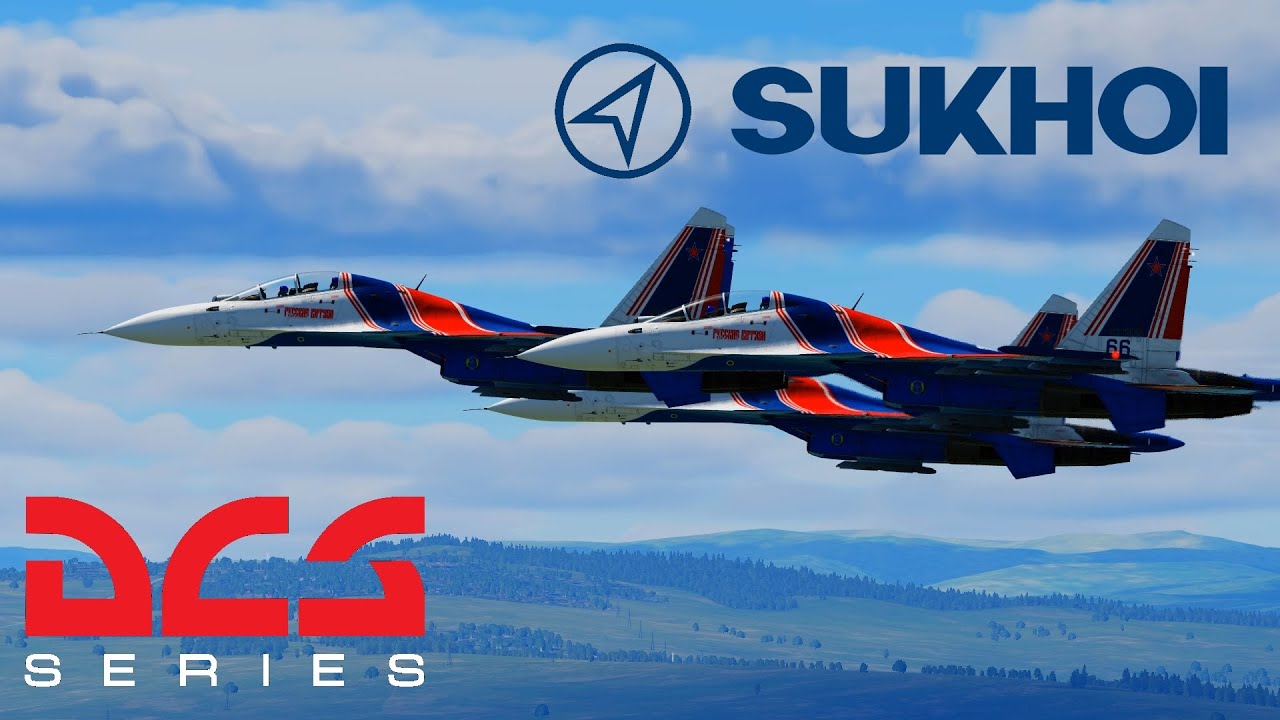 DCSWorld .  Полёты на Су 30СМ . Flights on Su 30SM.