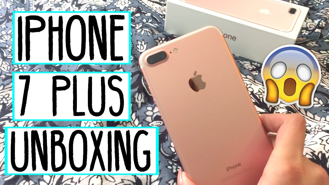 UNBOXING MY NEW PIECE OF TOAST?! iPhone 7 Plus Unboxing!