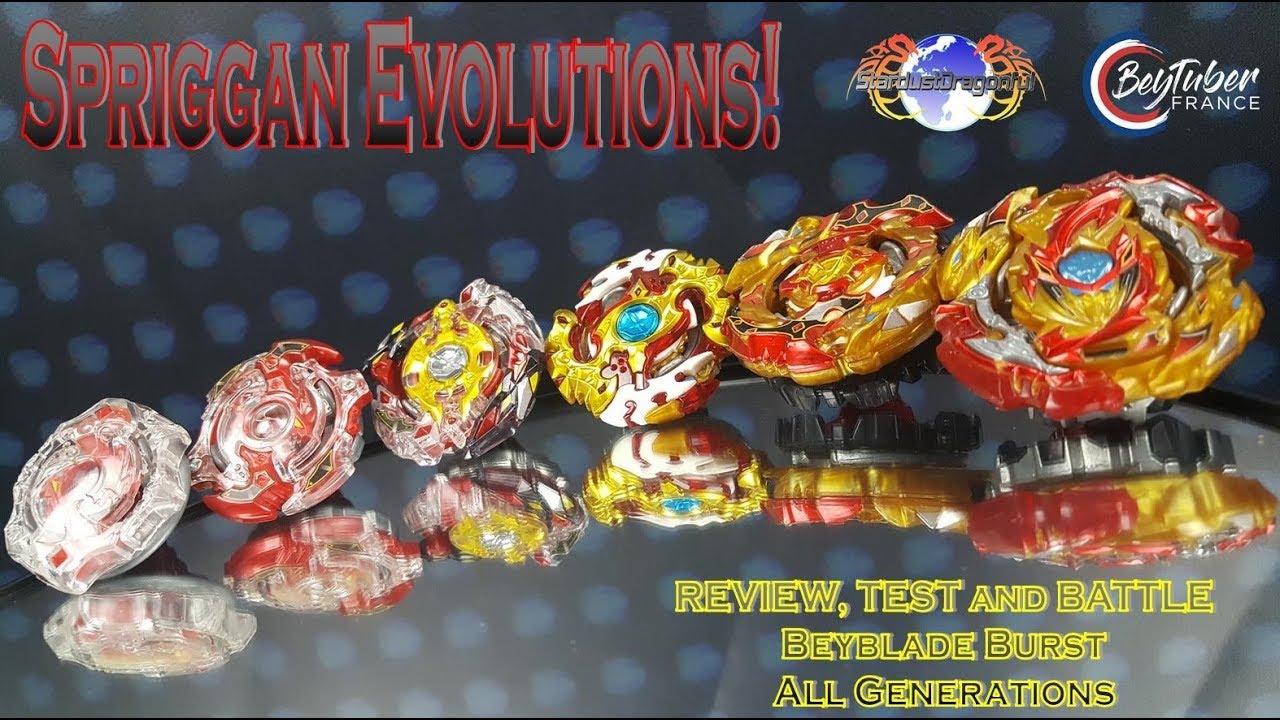 SPRIGGAN EVOLUTIONS! Beyblade Burst All Generations! Review Takara Tomy