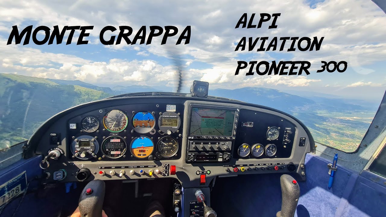 MONTE GRAPPA at 6000ft!! ENGLISH!! PIONEER 300 - Alpi Aviation