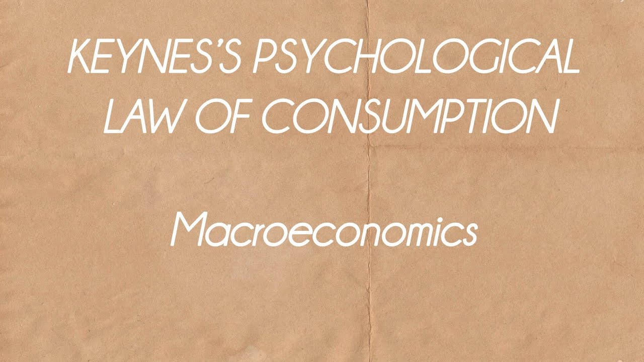 KEYNES’S PSYCHOLOGICAL LAW OF CONSUMPTION | Malayalam explanation |Macroeconomics | @rash creation