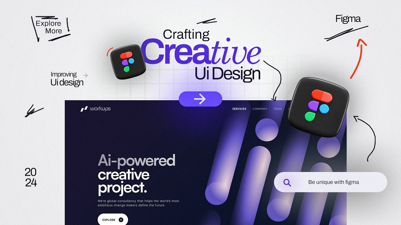 Учебное пособие по Figma на хинди: создание профессионального дизайна пользовательского интерфейс...