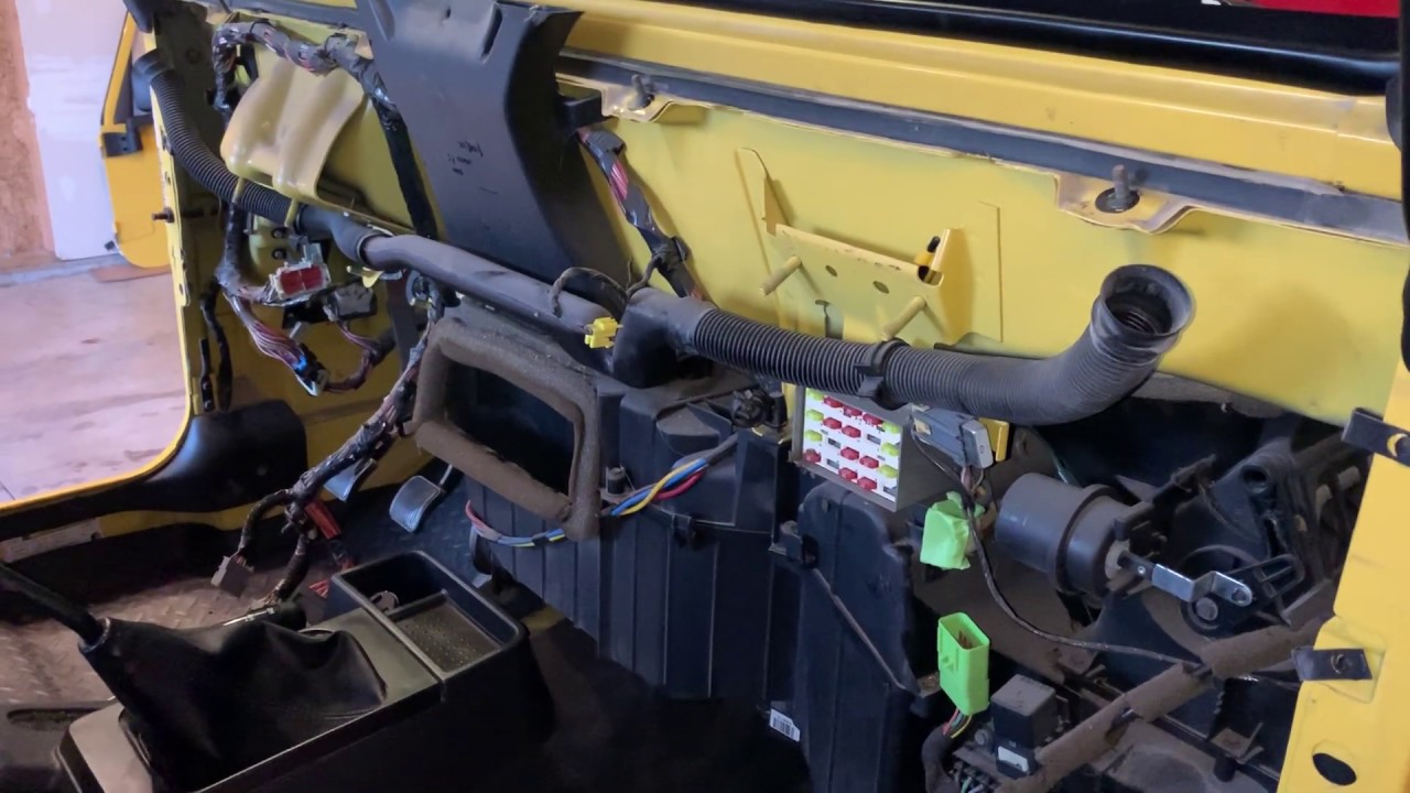 Air Only Blowing Through Dash Vents - FIX!! - Jeep Wrangler TJ 4.0