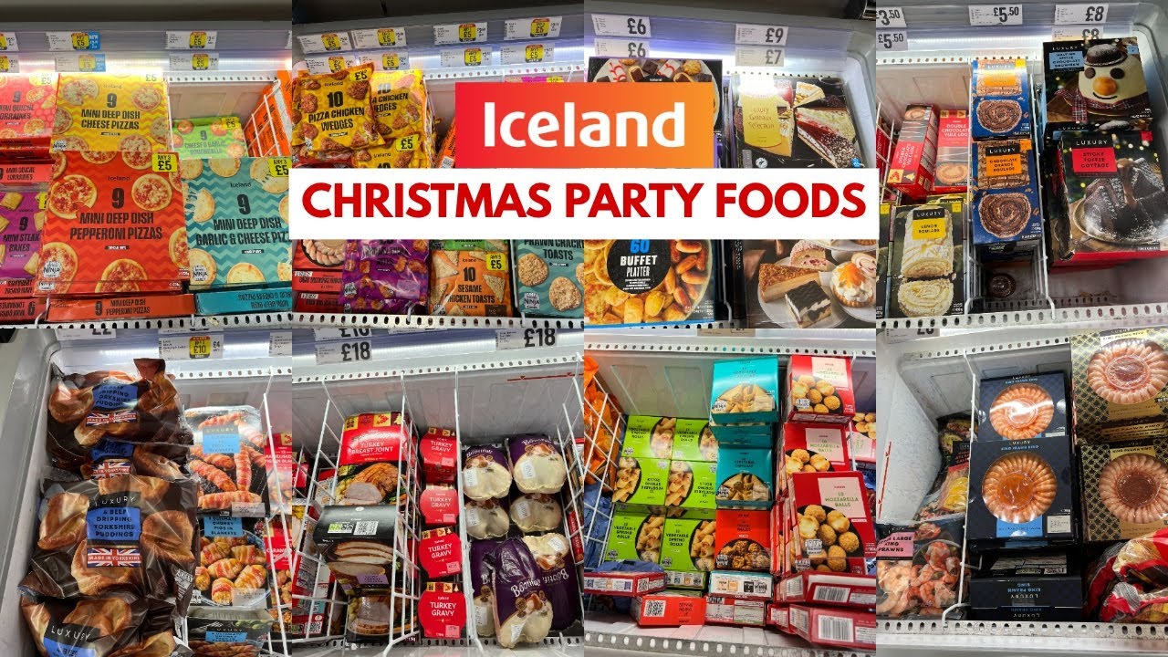ICELAND CHRISTMAS PARTY FOOD, PLATTERS & DESSERTS WITH PRICE 2025 | ICELAND HAUL | TRAVELANDSHOP