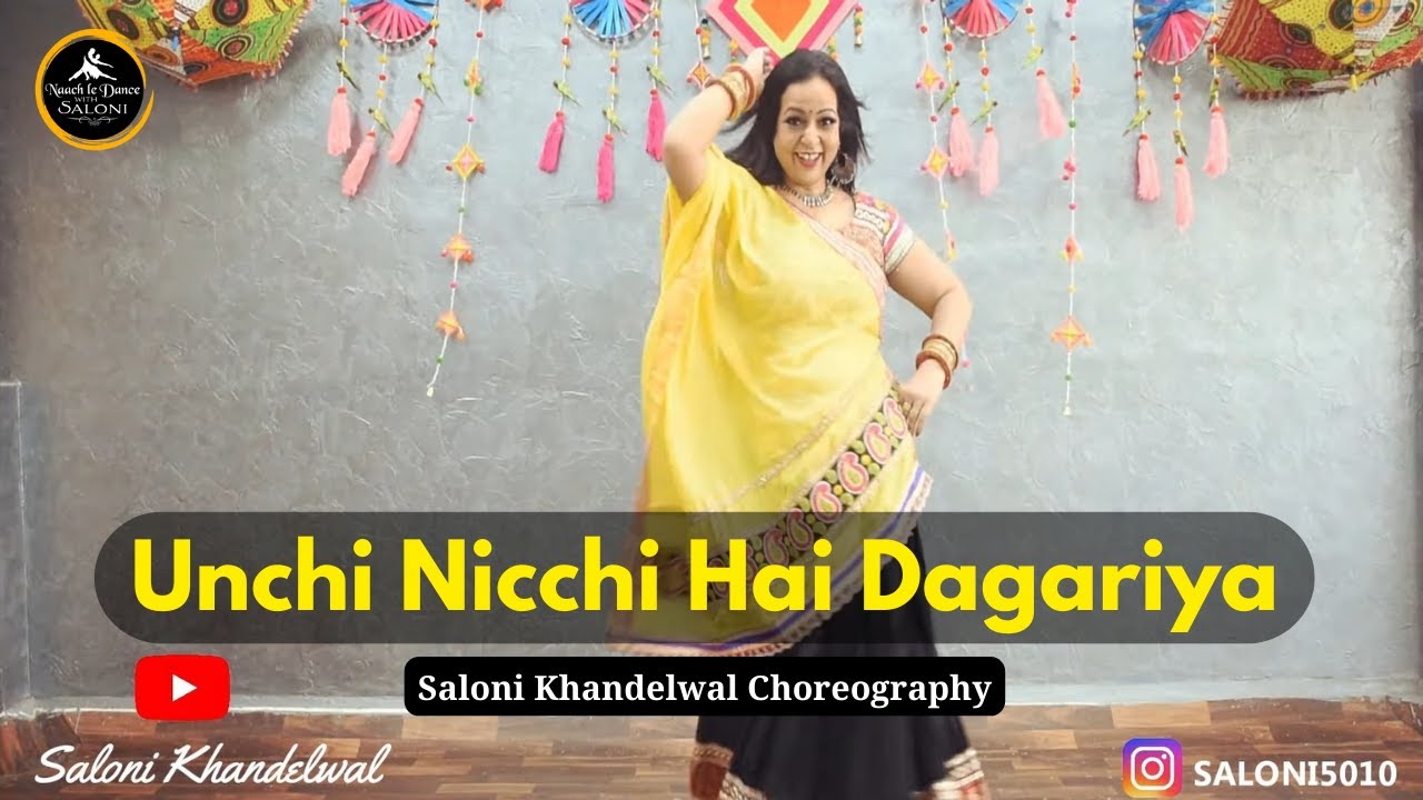 Unchi Nichi Hai Dagariya | Anaida | wedding dance | easy step dance | Saloni Khandelwal
