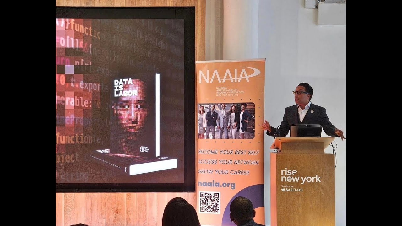 Keynote Speaker: Author of Data Is Labor, James Felton Keith