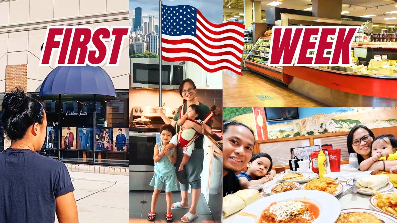 First Week in USA | Pinoy Family in America Vlog