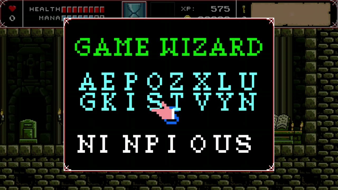 Entering all the codes in Infernaxs Game Wizard