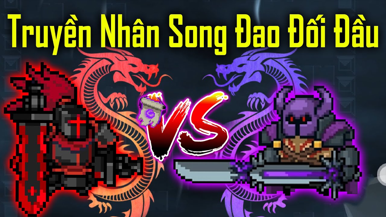Legend of Dual Sword Battle - Dark Grand Knight vs Sir Violet in Soul Knight