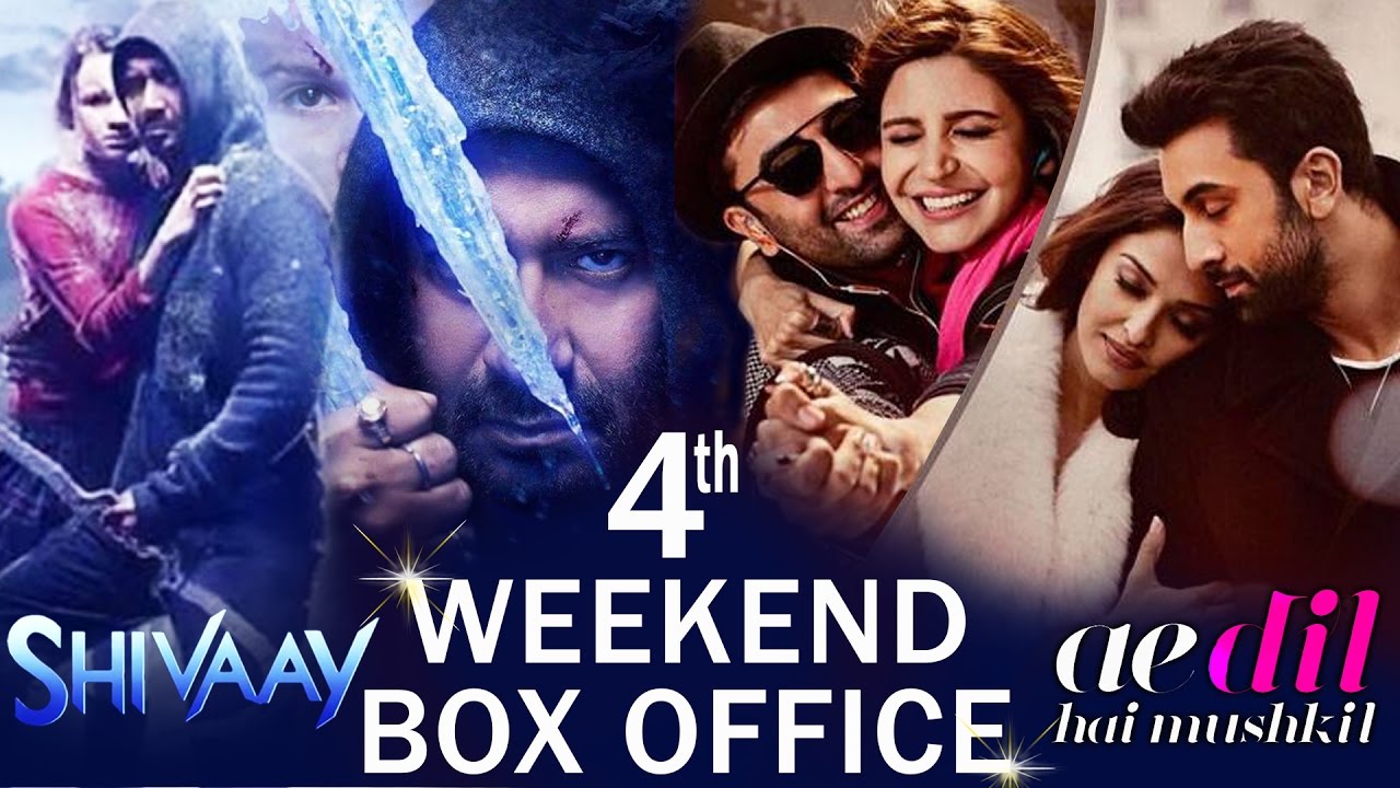 Shivaay V/s Ae Dil Hai Mushkil | 4th Weekend Box Office Collection