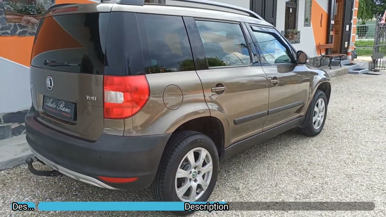AutoRanc-Car Presentation - Škoda Yeti 4X4 2.0TDI 103kW/140PS NAVI, BIXENON www.autoranc.sk