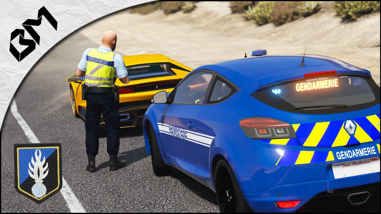 GTA 5 - Gendarmerie E.R.I - GO FAST sur la COTE D'AZUR | LSPDFR