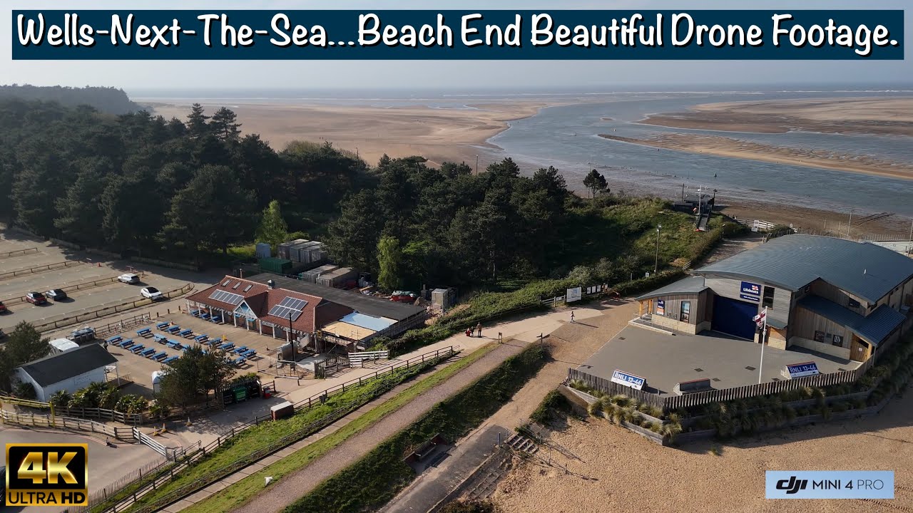 Wells-Next-The-Sea | Breathtaking 4K Drone Footage Above the Norfolk Coast | DJI Mini 4 Pro